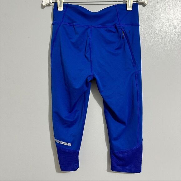 Under Armour royal blue capri leggings.  Size SP - Picture 5 of 8